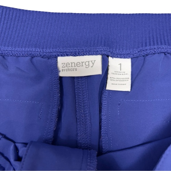 Zenergy by Chico’s Cargo Cropped Tie Hem High Rise Stretch Travel Capri - Picture 11 of 12